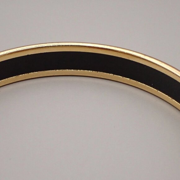 HERMES Email PM Bangle Bracelet Enamel GHW White Made in Austria +K 65RL341 - Picture 6 of 7